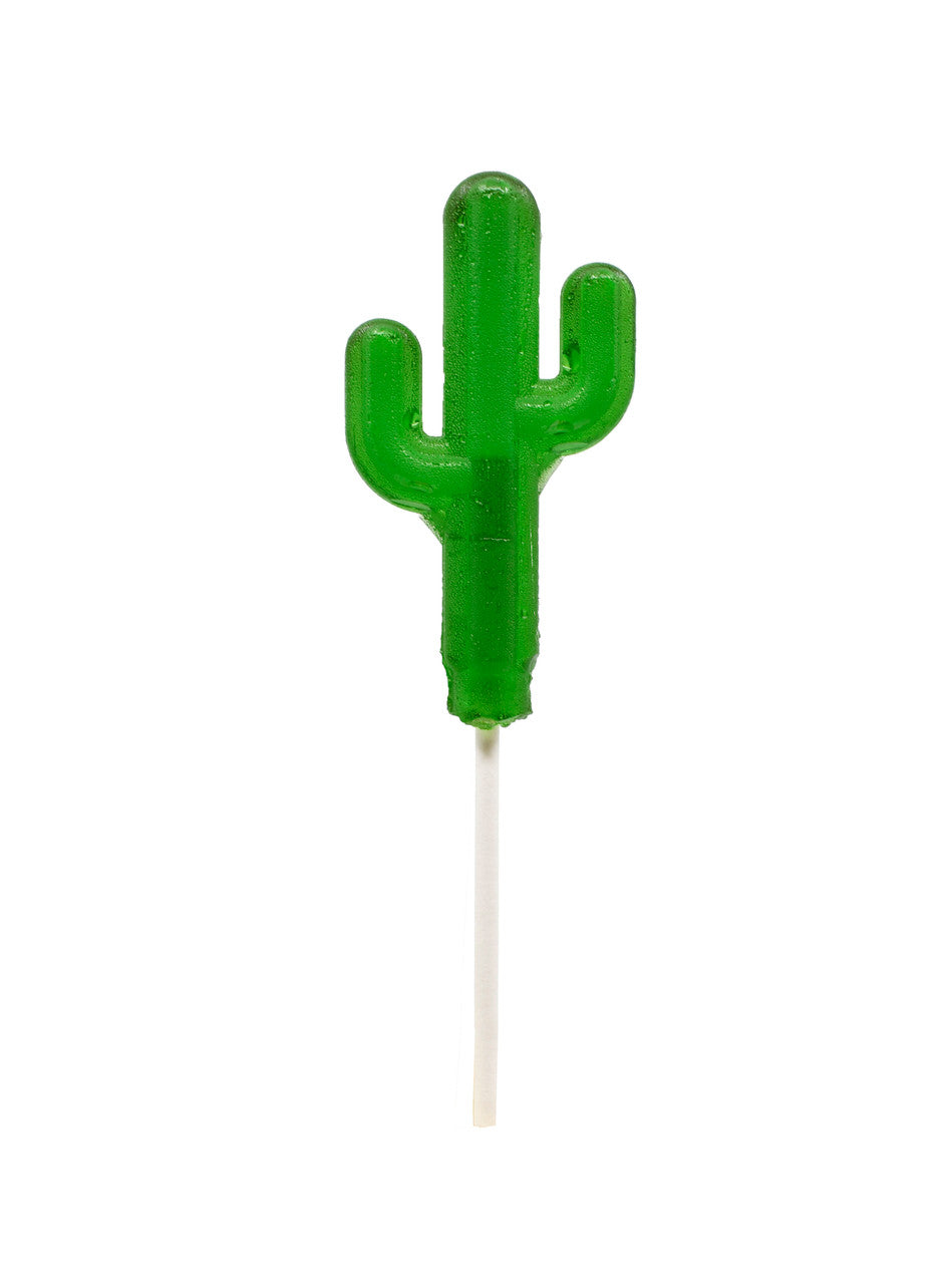 Prickly Pear-Flavored Cactus Lollipop