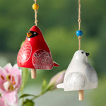 Load image into Gallery viewer, Demdaco Mini Bird Bell - Cardinal
