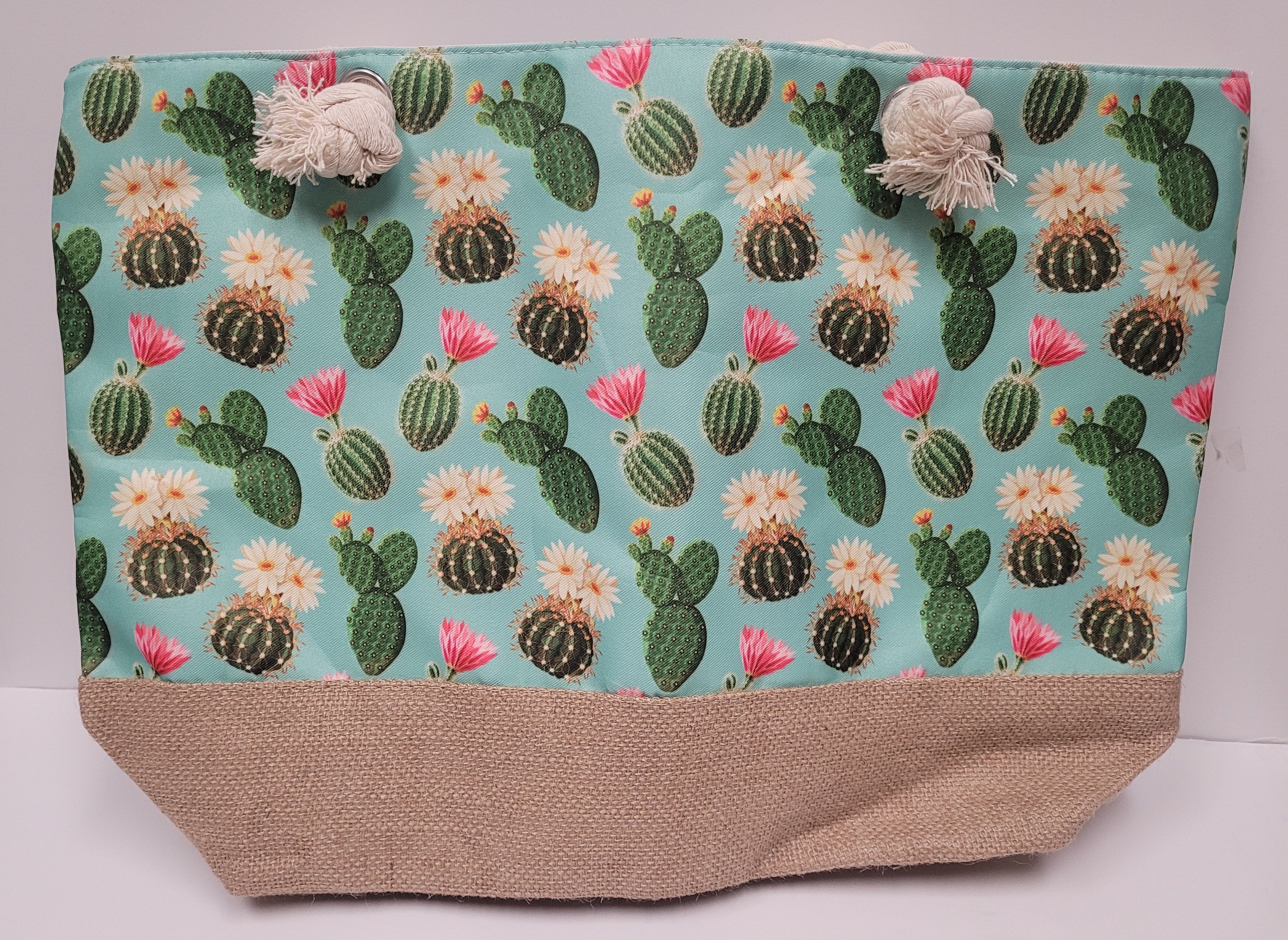 Cactus Flower Tote Bag