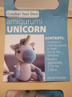 Load image into Gallery viewer, Amigurumi Unicorn DIY Crochet Kit
