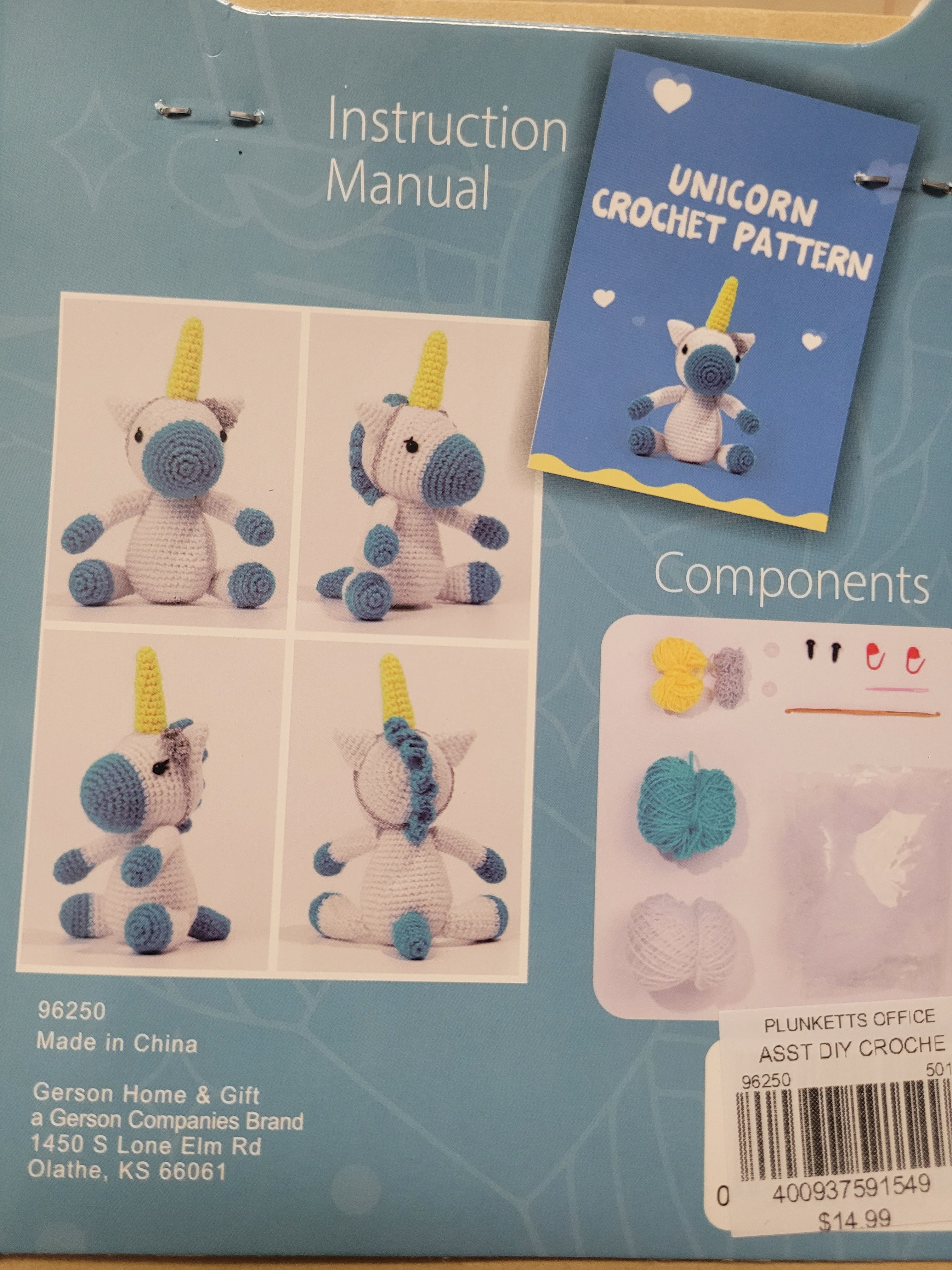 Amigurumi Unicorn DIY Crochet Kit