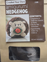 Load image into Gallery viewer, Amigurumi Hedgehog DIY Crochet Kit
