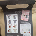 Load image into Gallery viewer, Amigurumi Two-Cute Mice DIY Crochet Kit
