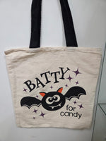 Load image into Gallery viewer, Trick-or-Treat Halloween Tote Bags

