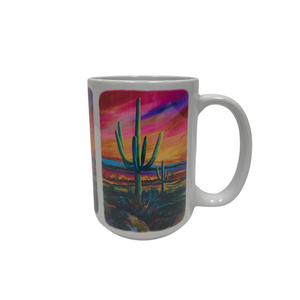 Sunset Cactus Mug