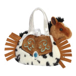Load image into Gallery viewer, Fancy Pals Toy Pet Carrier - Western Fringe
