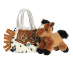 Load image into Gallery viewer, Fancy Pals Toy Pet Carrier - Western Fringe

