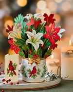 Load image into Gallery viewer, Life Sized Pop-Up Flower Bouquet: Winter Joy
