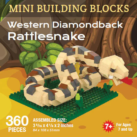 Mini Building Blocks: Diamondback Rattlesnake