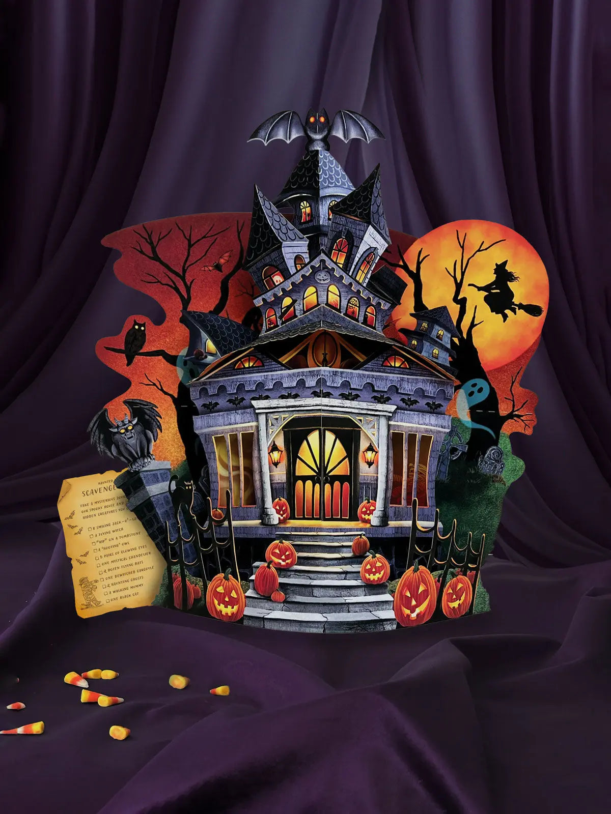15-inch Pop-Up Ghostly Greetings: Haunted House