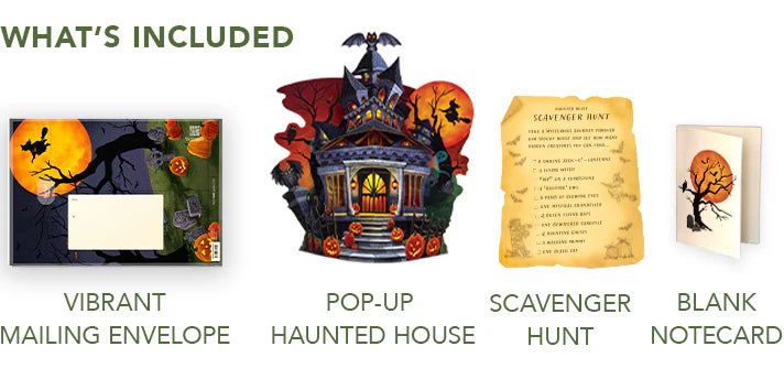 15-inch Pop-Up Ghostly Greetings: Haunted House