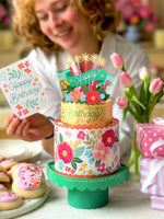 Load image into Gallery viewer, Pop-Up Blooming Birthday Cake
