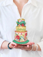 Load image into Gallery viewer, Mini Pop-Up Blooming Birthday Cake
