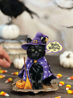Load image into Gallery viewer, Mini Pop-Up Card: Halloween Cat
