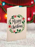 Mini Pop-Up Card: Christmas Kitten