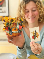 Load image into Gallery viewer, Mini Pop-Up Card: Golden Harvest
