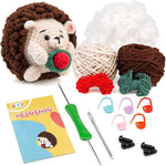 Load image into Gallery viewer, Amigurumi Hedgehog DIY Crochet Kit
