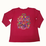 Load image into Gallery viewer, Arbol de los Angelitos Christmas 2024 3/4 Sleeve Sabaku - Pink
