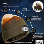 Load image into Gallery viewer, Night Scope Rechargeable LED Beanie - Black
