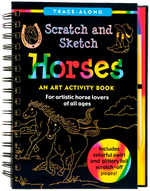 Load image into Gallery viewer, Horses Scratch and Sketch Art Activity Book
