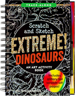 Load image into Gallery viewer, Extreme! Dinosaurs Scratch and Sketch Art Activity Book
