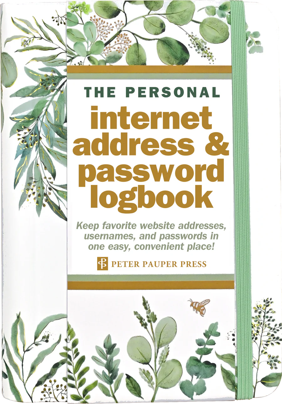 The Personal Internet Address & Password Logbook