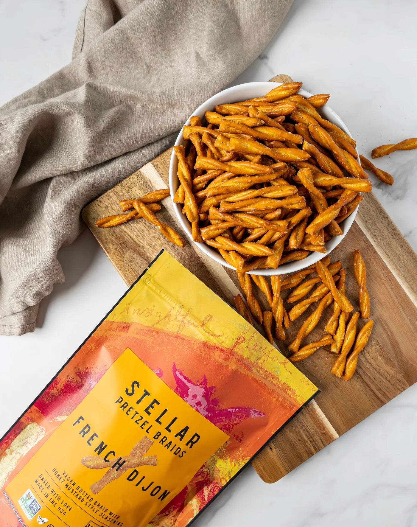 Stellar Pretzel Braids - French Dijon