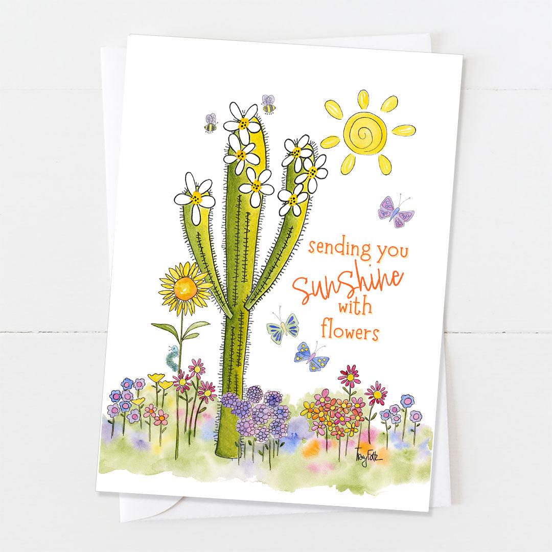 Sunshine Saguaro Friend Card