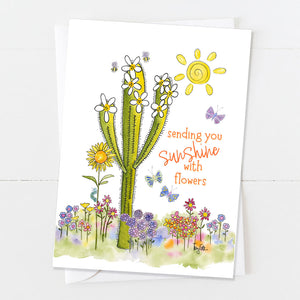 Sunshine Saguaro Friend Card