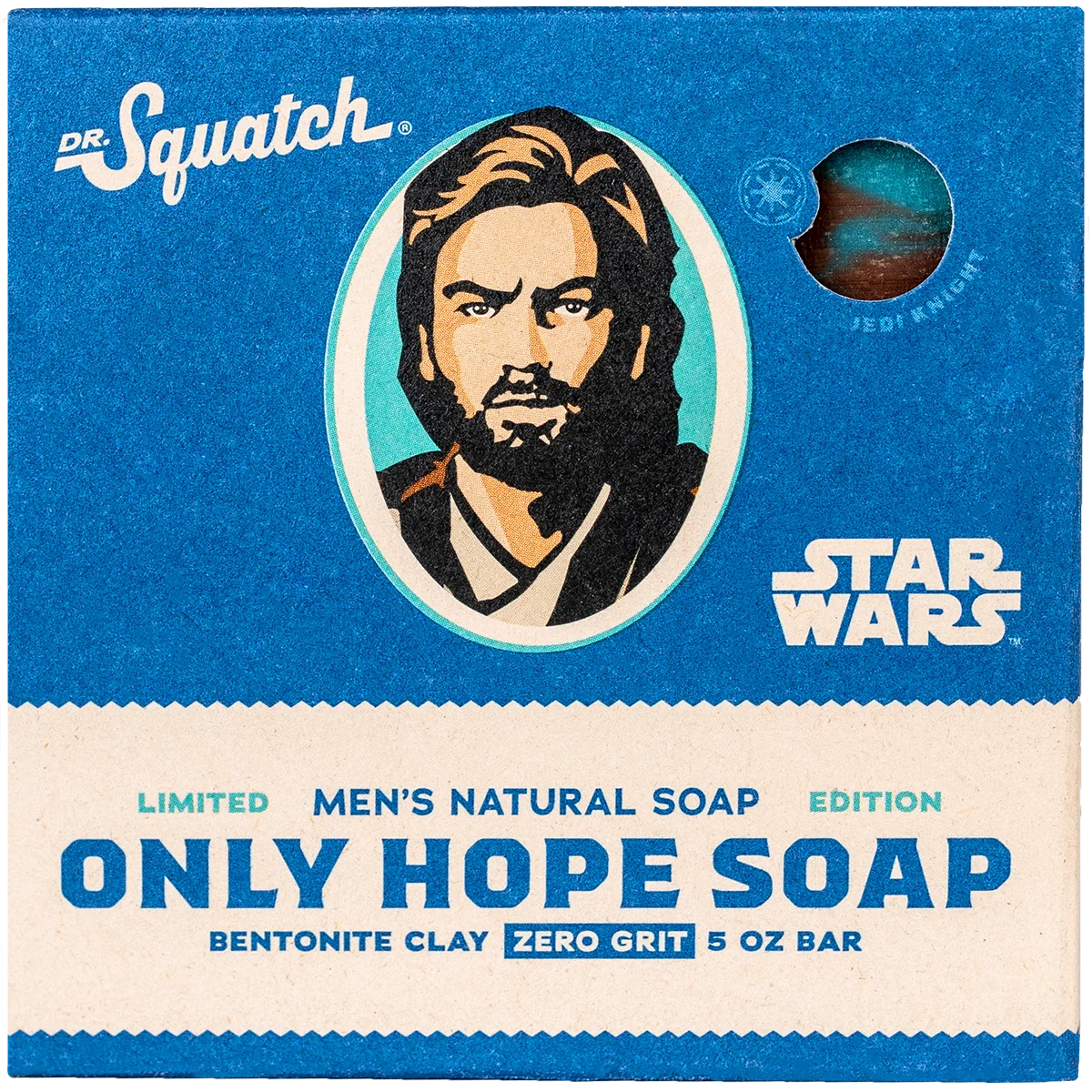 Dr. Squatch Star Wars Natural Bar Soap for Men, Only Hope