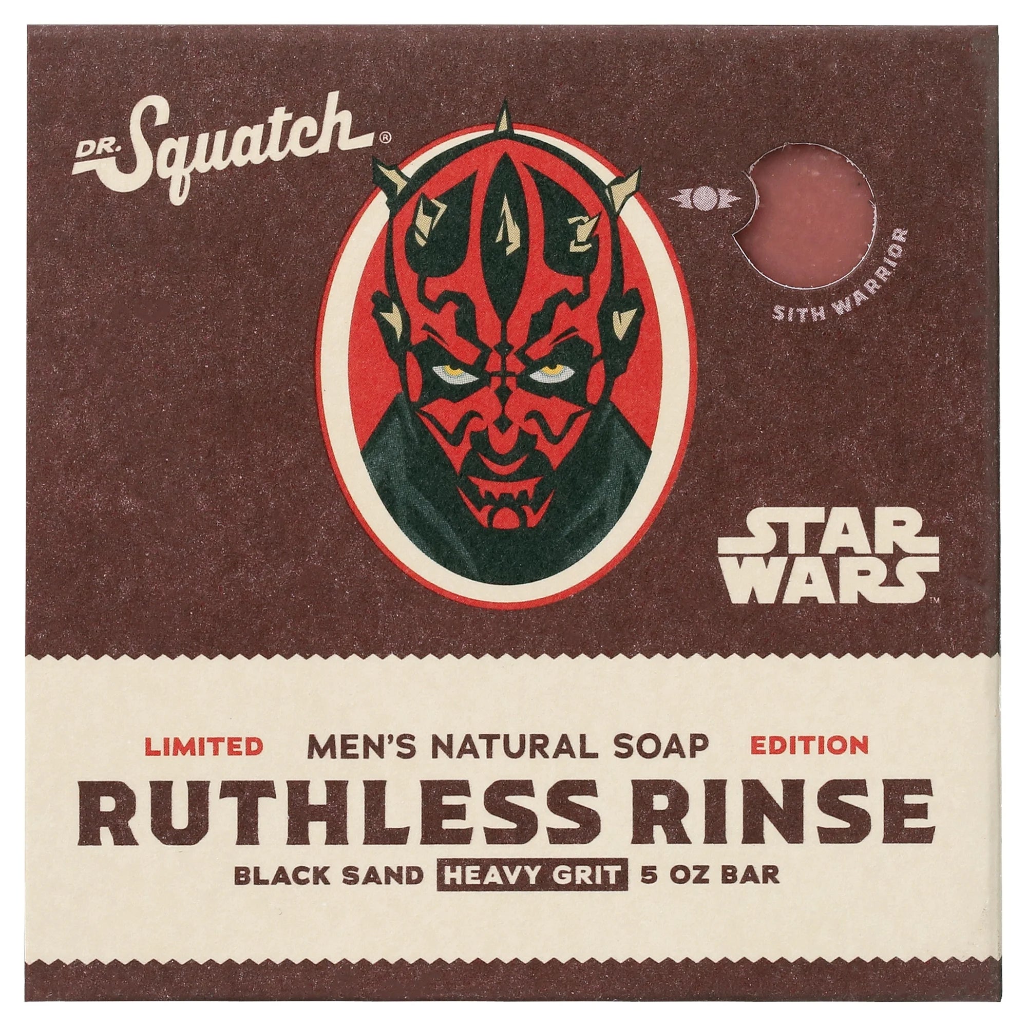 Dr. Squatch Star Wars Natural Bar Soap for Men, Ruthless Rinse