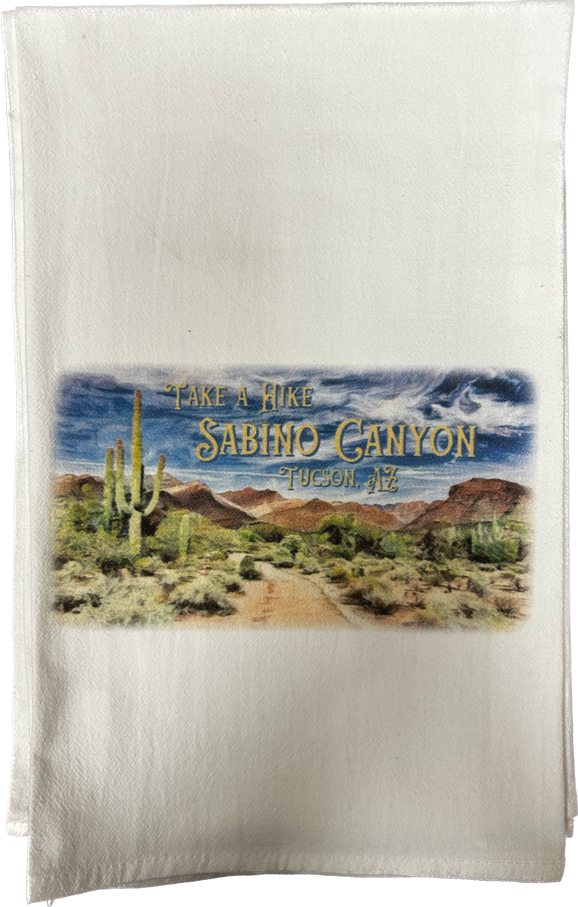 Take A Hike Sabino Canyon Towel