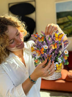 Load image into Gallery viewer, Life Sized Pop-Up Flower Bouquet: Lavender &amp; Butterflies
