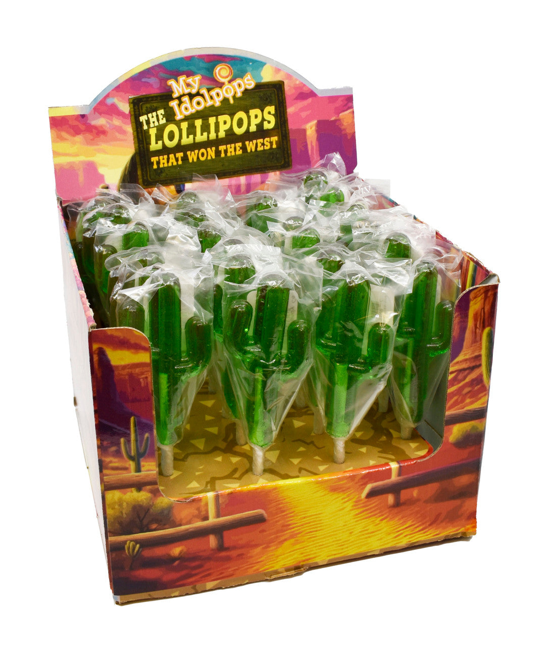 Prickly Pear-Flavored Cactus Lollipop
