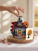 Load image into Gallery viewer, Mini Pop-Up Card: Haunted House

