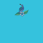 Load image into Gallery viewer, Quail in Blue Short Sleeve
