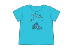 Load image into Gallery viewer, Quail in Blue Short Sleeve
