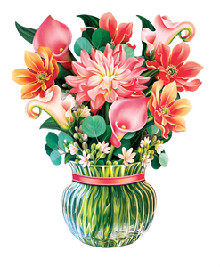 Mini Pop-Up Flower Bouquet: Dear Dahlia