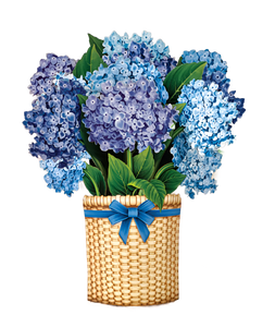 Mini Pop-Up Flower Bouquet: Nantucket Hydrangeas