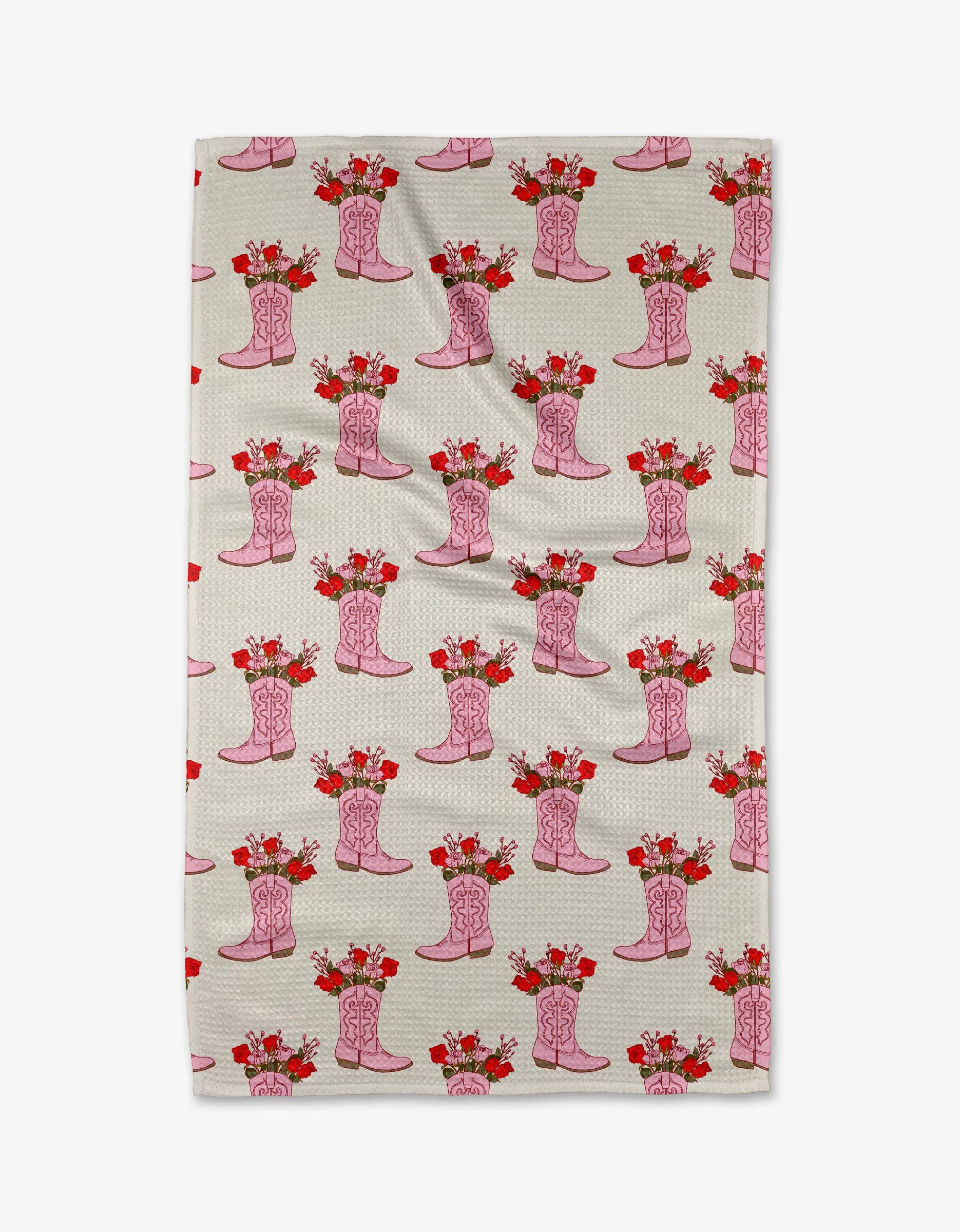 Geometry Kitchen Tea Towel - Cowgirl Boots