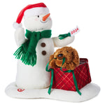 Load image into Gallery viewer, Wrapped in Joy Singing Snowman Plush With Motion
