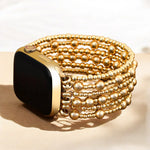 Load image into Gallery viewer, Stretch Apple Watch Bracelet Strap - Gold Demure

