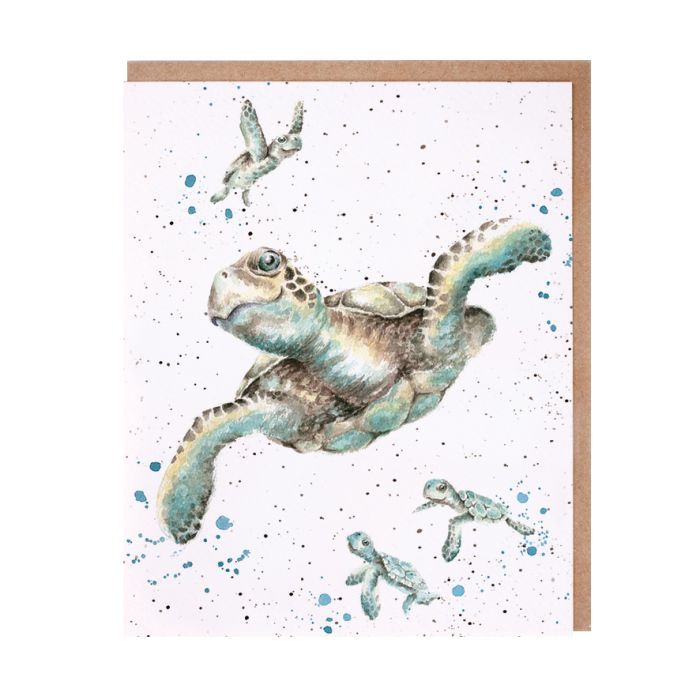 Wrendale Swimming School Turtle Notecards