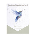 Load image into Gallery viewer, Wrendale Rainbow Hummingbird Notecards
