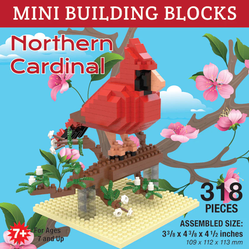 Mini Building Blocks: Northern Cardinal