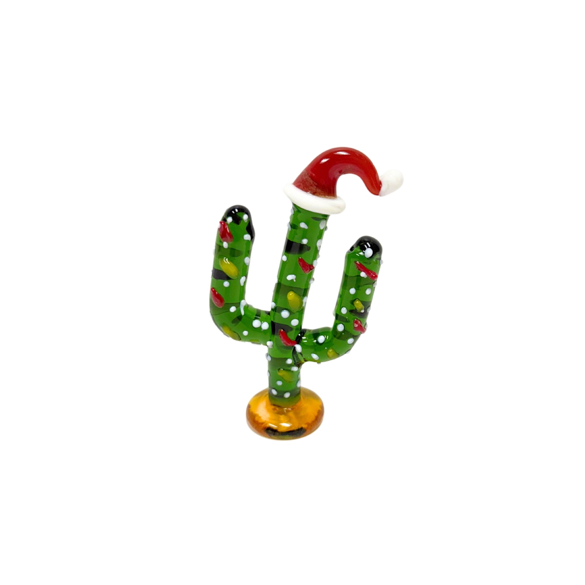 Glass Christmas Saguaro