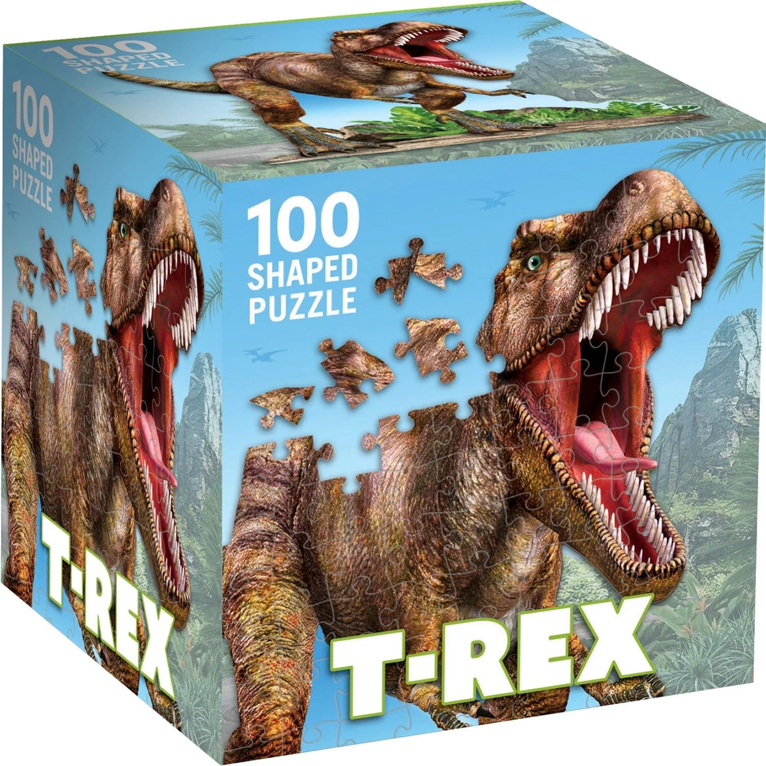 T-Rex 100-Piece Shaped Puzzle