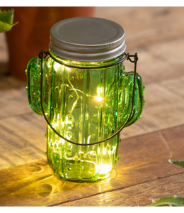 Cactus Glass Lantern