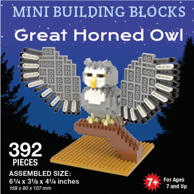 Mini Building Blocks: Owl