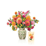 Load image into Gallery viewer, Life Sized Pop-Up Flower Bouquet: Dahlia Sunrise
